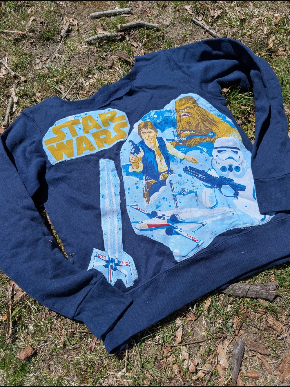 Star Wars Sweatshirt with Vintage Applique